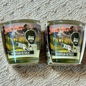 2 Bob Ross Mountain Retreat Scented Candles 3oz Each